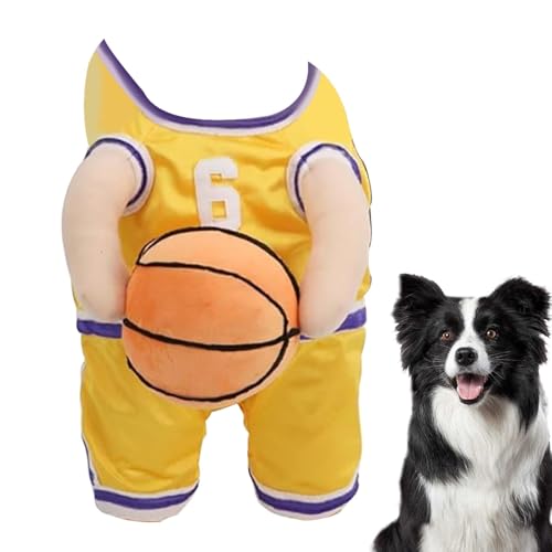 Basketballkostüm für Hunde, atmungsaktiv, groß, Basketballkleidung, Basketballkostüm, Hunde-Basketball-Kostüm, lustiges Sport-Outfit, Cosplay-Kleidung für Halloween, Weihnachten von Arrovarp