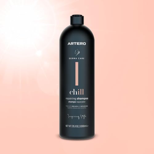 Artero Chill Aloe Vera Shampoo und Teebaum, 1 l, speziell für Pferde mit Juckreiz, Schuppenbildung und trockener Haut, beruhigt Juckreiz und repariert die Haut. von Artero