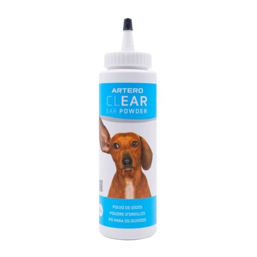 Artero Klare Ohrenpuder für Hunde. Verhindert Schweiß und beseitigt schlechten Geruch infolge der Feuchtigkeit in den Ohren des Hundes. von Artero