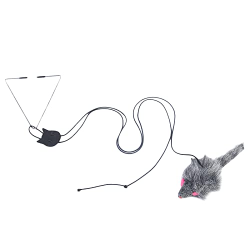 Asalinao Pet Cat Toy, Cat Mouse Toy Teaser und Übungsgerät für Katzen und Kätzchen zum Aufhängen an Tür, Fenster, Sear, Cat Cage (B, One Size) von Asalin