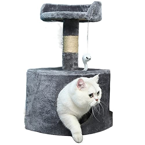 Katzenbaumhäuser, Katzenklettergerüst, Katzenbaumhaus, Kratzbaum für Katzen, springende Mausspielzeuge, Kratzbaum für Katzen, Krallenschleifspielzeug für Haustiere von AsiLoP