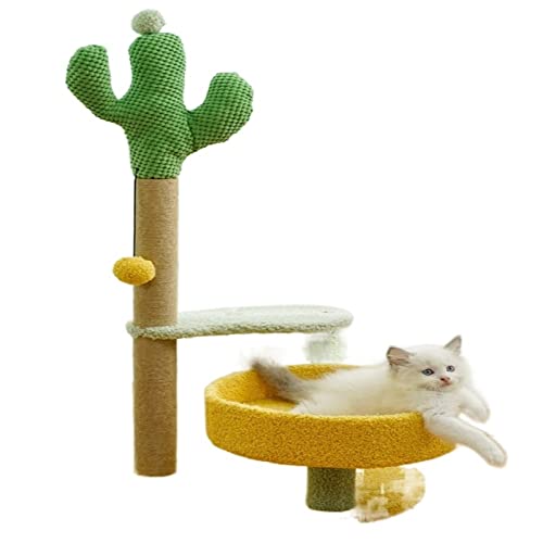 Katzenbaumhäuser, Katzensprungplattform, Katzenarbre-Spielzeug, Sisalsäule, Schleifklaue, Kaktus, niedliche Katze, Klettergerüst, Katzenbaum von AsiLoP