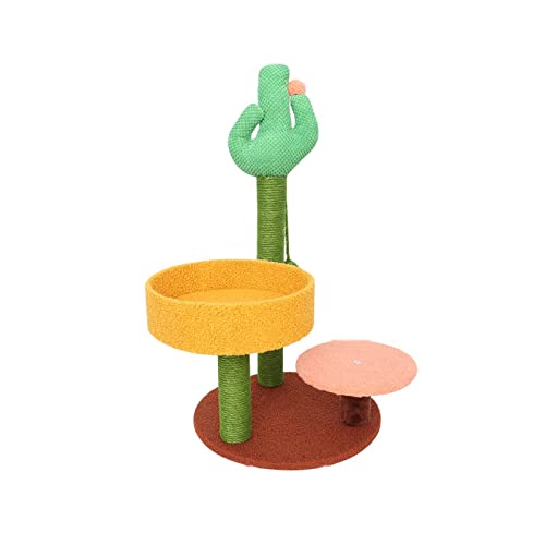 Katzenbaumhäuser Katzenkratzbaum Katzenklettergerüst Baumturm Spielendes Springspielzeug für Katzen Kätzchen Kratzspielzeug Möbel Heimtierbedarf. von AsiLoP