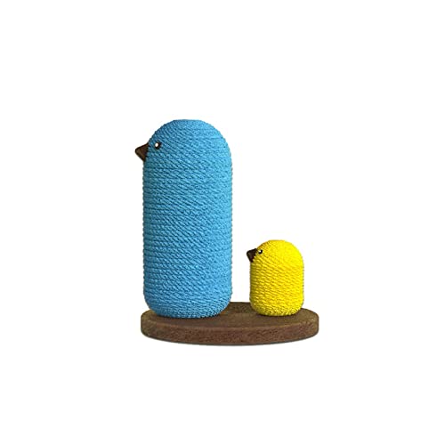 Kratzbaumhäuser Pilzhaus Katzenklettergerüst Sisal Katzenkratzbrett Schleifklaue Kätzchen Sprungplattform Katzenkratzhaus Haustier Katzenspielzeug (Farbe: Blau) (Blau) von AsiLoP