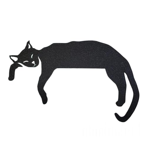 Asinfter Katzen-Türaufsatz, Schwarze Katzen-Tür-Eckschild, Katzen-Kaminsims-Dekoration, Katzenliebhaber-Geschenk, Regal-Dekoration, Süßes, Entzückendes Kind von Asinfter