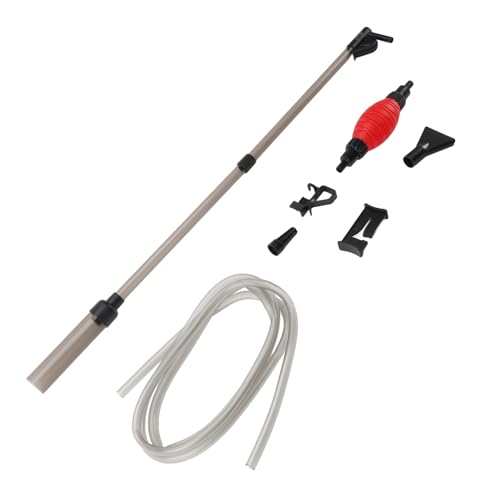 Asixxsix Aquarium-Staubsauger-Kiesreiniger-Set, 3-in-1, Multifunktionales Aquarium-Staubsauger-Reinigungswerkzeug, Manuelles Siphon-Staubsauger-Set Zum Sandwaschen, Schmutzentfernung von Asixxsix