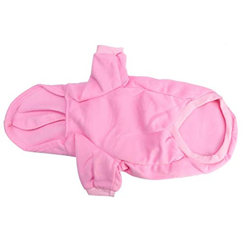 Asixxsix Haustier Hund Katze Hoodies Haustier Kleidung Mantel(Pink, XXL) von Asixxsix