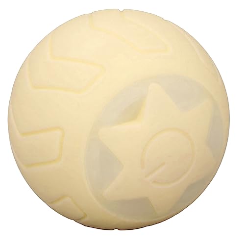 Asixxsix Peppy Pet Ball, USB wiederaufladbarer Hundeball, automatischer aktiver rollender Ball, 360 Grad automatisch bewegender, hüpfender, rotierender Ball, (Yellow) von Asixxsix