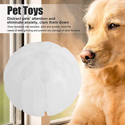 Asixxsix Solider und langlebiger leuchtender Haustierspielzeugball, buntes LED-Welpenspielzeug für Katzen für Hunde von Asixxsix