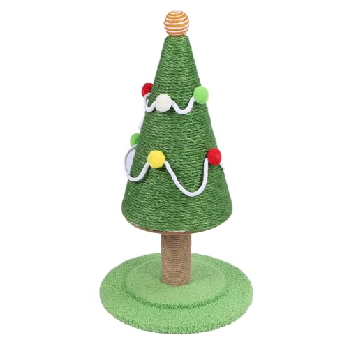 Katzenkratzbaum, Weihnachtsbaum-Katzenkratzer, Sisalseil-Kratzbaum, Katzenspielzeug, Schützt Möbel, Stabile Struktur, Katzenbaum-Kratzbaum für Zuhause und (Mittel: 30 x 47 cm / von Asixxsix