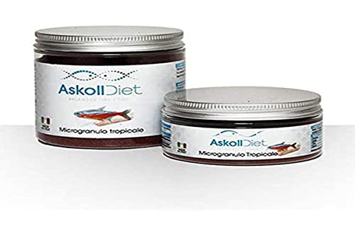 Askoll 280500 Diet Fischfutter Mikrogranulat Tropicale, M von Askoll