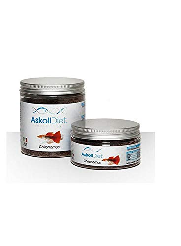 Askoll 280517 Diet Futtermittel für Fische Rote Larven Chironomus, M von Askoll