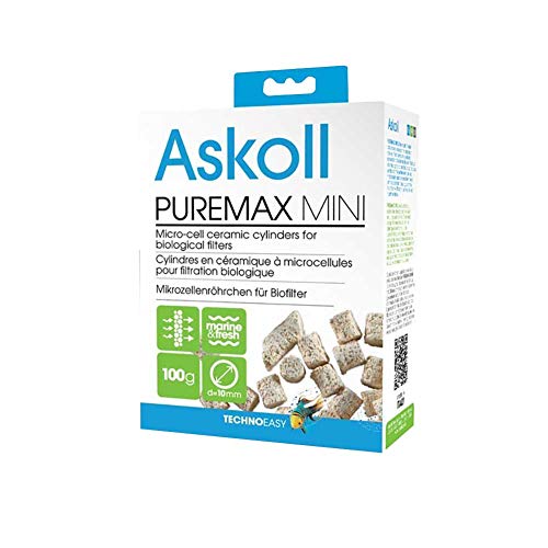 Askoll AC350006 Cannolicchi Pure Max Mini 80gr in Klarsichthülle von Askoll