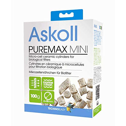 Askoll AC350006 Cannolicchi Pure Max Mini 80gr in Klarsichthülle von Askoll