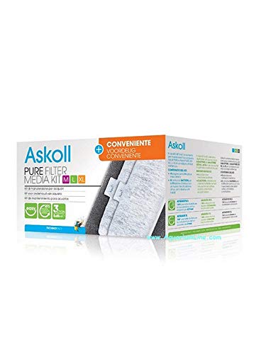 Askoll Ac350014 Pure Filter Media Kit + günstiger 3Action Patronen, XL von Askoll