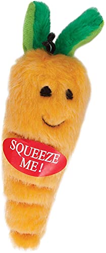 Aspen (3 Pack) PetMate Booda Soft Bite Plush Carrot Squeaking Dog Toy Medium von Aspen Pet