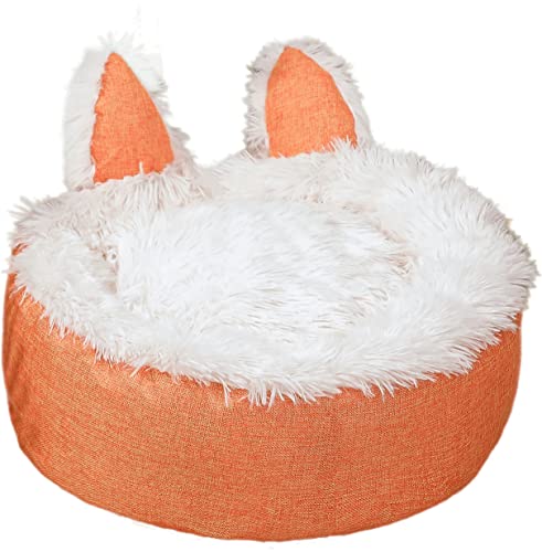 Astorpet | Hunde- und Katzenbett, Foxy Bett für große mittelgroße und kleine Haustiere, bequem und bequem, waschbar (Orange, L) von Astorpet