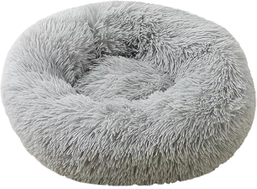 Astorpet | Hunde- und Katzenbett Donut Cush Bett Große mittlere und kleine Haustiere Bequem und bequem, waschbar (Dunkelgrau, XS) von Astorpet