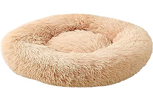 Astorpet | Hunde- und Katzenbett Donut Cush Bett Große mittlere und kleine Haustiere Bequem und bequem, waschbar (Hellbraun, L) von Astorpet