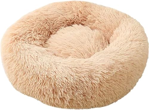 Astorpet | Hunde- und Katzenbett Donut Cush Bett Große mittlere und kleine Haustiere Bequem und bequem, waschbar (Hellbraun, XS von Astorpet