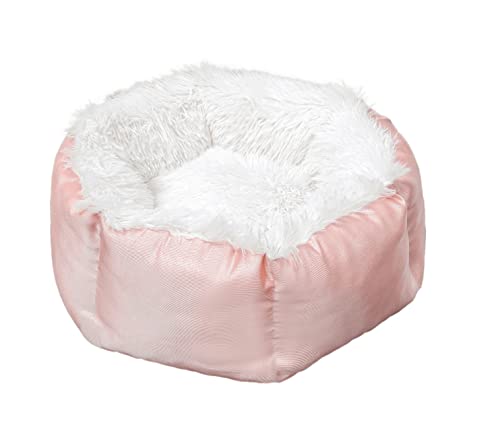 Astorpet | Hunde- und Katzenbett Perlenbett für Haustiere, bequem und bequem, waschbar (Rosa, XL) von Astorpet