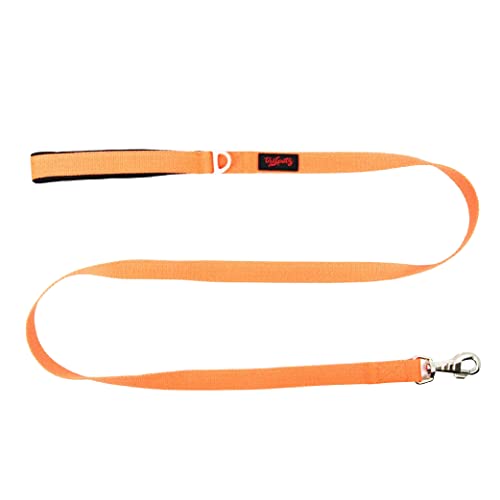 Astorpet Tailpetz Hundeleine, weich und robust, Verschluss mit Sicherheitsblock, 360° anpassbar, Neonorange von Astorpet