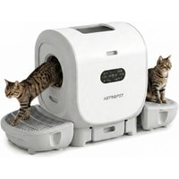 AstroPet 101L XXL Katzenklo Selbstreinigend mit Zwei Eingänge Automatische Katzentoilette mit App-Steuerung,UVC-Luftreinigung und Duftkartusche,Große Fassungsvermögen für Mehrere Katzen AstroPet 101L XXL Katzenklo Selbstreinigend mit Zwei Eingänge Automatische Katzentoilette mit App-Steuerung,UVC-Luftreinigung und Duftkartusche,Große Fassungsvermögen für Mehrere Katzen von AstroPet