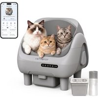 AstroPet Venus Offenes Katzenklo Selbstreinigend mit App-Steuerung 5-fachem Sicherheitsschutz,UVC & Ionen-Geruchskontrolle,XXL 12L Abfallbox Selbstreinigende Katzentoilette für Große Katzen AstroPet Venus Offenes Katzenklo Selbstreinigend mit App-Steuerung 5-fachem Sicherheitsschutz,UVC & Ionen-Geruchskontrolle,XXL 12L Abfallbox Selbstreinigende Katzentoilette für Große Katzen von AstroPet