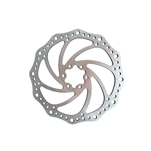 Asudaro Bremsscheibe Fahrrad 160mm Fahrrad Bremsscheibe mit 6 Schrauben Fahrrad Scheibenbremse G3 Edelstahl Fahrrad Scheibenbremse Bike Disc Pad für die meisten Bikes Rennrad Mountainbike BMX MTB von Asudaro