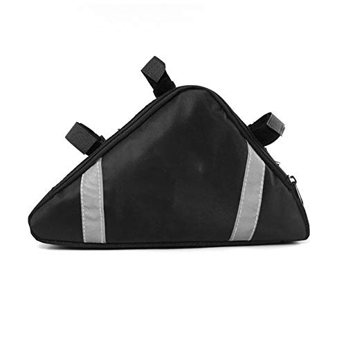 Asudaro Fahrradtasche Satteltasche Fahrraddreieck Tasche Fahrrad Crossbar Tasche Rahmentasche Fahrrad-Rahmentasche wasserdichte Professional Under The Tube Pack Fahrradzubehör Tasche Schwarz von Asudaro