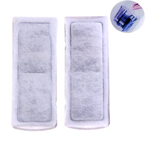 2 Stück Aquarium Filtermedien Pad Filtration Aktivkohle Ersatzfilter Für Wasser 12 7 X 5 1 cm Aquarium Filterbeutel Für Kohle von Asukohu