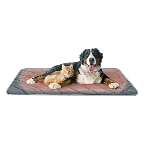 Asukohu Haustierbett-Matten, Thermo-Pad, selbstwärmende Matten, Katzenbettunterlage für kleine Hunde, mehrschichtige Unterlage, schwangere Haustiermatten von Asukohu