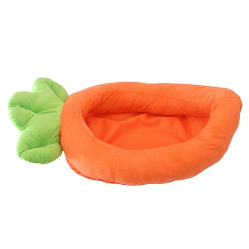 Asukohu Haustierbett für Hunde und Katzen, Hundesofa, Bett, Fellnest, abnehmbares Kissen, mehrere Größen, Karotte Asukohu Haustierbett für Hunde und Katzen, Hundesofa, Bett, Fellnest, abnehmbares Kissen, mehrere Größen, Karotte von Asukohu