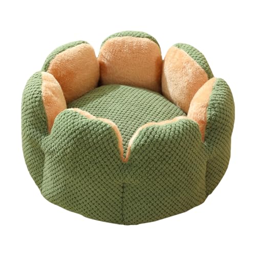 Asukohu Hundebett mit rundem Boden, abnehmbares Kissen, Sofa für kleine bis große Haustiere, kreatives Haustierbett, pelziges Nest, Katzen Asukohu Hundebett mit rundem Boden, abnehmbares Kissen, Sofa für kleine bis große Haustiere, kreatives Haustierbett, pelziges Nest, Katzen von Asukohu