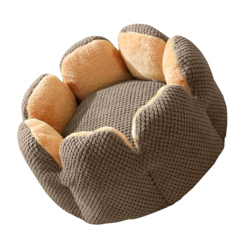 Asukohu Hundebett mit rundem Boden, abnehmbares Kissen, Sofa für kleine bis große Haustiere, kreatives Haustierbett, pelziges Nest, Katzen Asukohu Hundebett mit rundem Boden, abnehmbares Kissen, Sofa für kleine bis große Haustiere, kreatives Haustierbett, pelziges Nest, Katzen von Asukohu