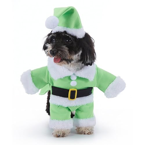 Asukohu Weihnachtsmann Hunde Kostüm Und Set Für Kleine Katzen Hunde Festival Fotografie Body Party Treffen Haustier Outfit von Asukohu