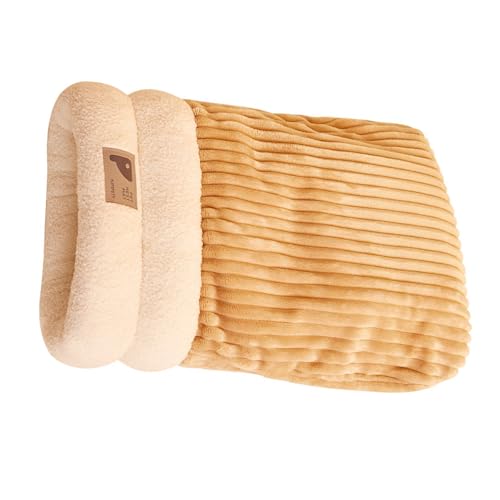 Asukohu Winterbett für Kätzchen, Fleece, Schlaftasche, Nest, dick, weich, bequem, für kleine Haustiere, Kaninchen, Winter, Innenbereich, Haustierbett für kleine Hunde Asukohu Winterbett für Kätzchen, Fleece, Schlaftasche, Nest, dick, weich, bequem, für kleine Haustiere, Kaninchen, Winter, Innenbereich, Haustierbett für kleine Hunde von Asukohu