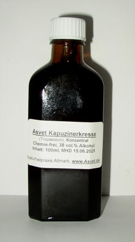 100ml Kapuzinerkresse Tinktur, Tropfen, Zubereitung ohne Chemie ! von Asvet