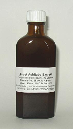 Asvet 100ml Ashitaba Tropfen, Frischpflanzen-Auszug, Angelica keiskei koidzumi von Asvet