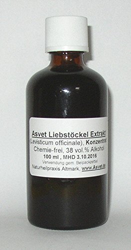 Asvet 100ml Liebstöckel Tropfen, Tinktur, Zubereitung ohne Chemie ! von Asvet