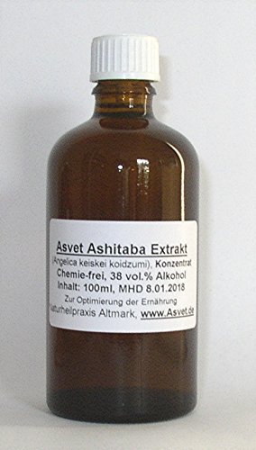 Asvet 50ml Ashitaba Tropfen, Frischpflanzen-Auszug, Angelica keiskei koidzumi (GP = EUR 35,80/100ml) von Asvet