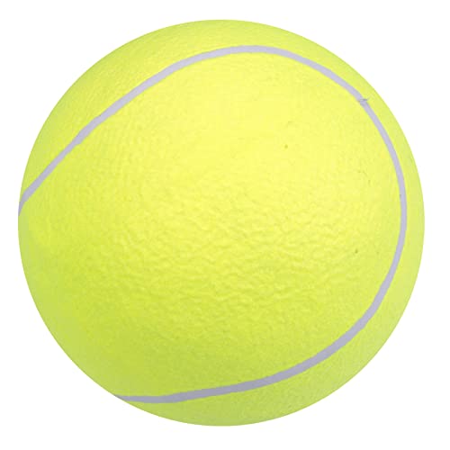 Asyduey Haustier Spielzeug 24CM Tennis Ball für Hunde Kauen Spielzeug Aufblasbarer Tennis Ball Signature Haustier Spielzeug Ball Bedarf von Asyduey