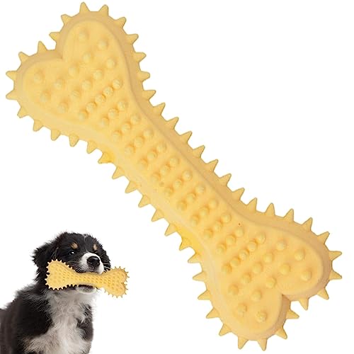 Atfoton Beißknochenspielzeug für Welpen,Zahnreinigungsspielzeug Hund Kaustab Knochenimitat - Niedliches Hundekauspielzeug für Welpen, verbessert die Mundhygiene und das Hundetraining von Atfoton