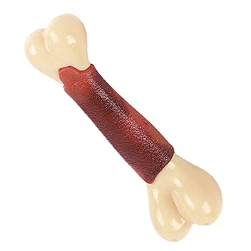 Atfoton Hundeknochen-Beißspielzeug | Kaustab für Welpen mit Knochenimitat-Design | Interaktives Hundekauspielzeug mit Rindfleischgeschmack für das Hundetraining, verbessert die Mundhygiene von Atfoton