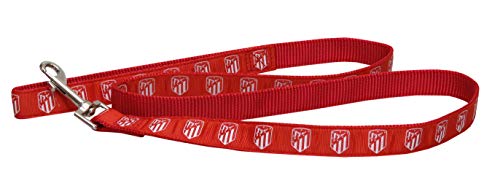 Atletico DE Madrid - Hundeleine, Körperfarben, große Hundeleinen, mittelgroß, klein, mit Wappen, Größe S, 120 x 120 x 1,5, offizielles Produkt (CyP Brands) von CYPBRANDS