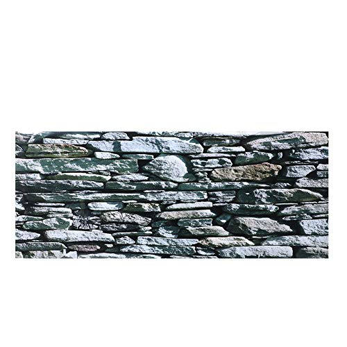 Aquarium Hintergrundaufkleber, Aquarium dekorative Aufkleber Singel-Sided Adhesive Wallpaper Hintergrund Poster Stonewalling Gemälde PVC Aufkleber Landschaft[122x50cm]Hintergründe von Atyhao