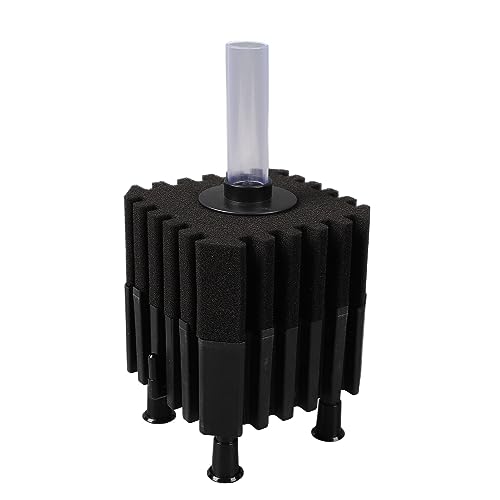 Atyhao Aquarium-Schwammfilter, Bio-Schwammfilter für Aquarien, 3-in-1, Schwarz, Geräuschlos, für Aquarien (Mittel) von Atyhao