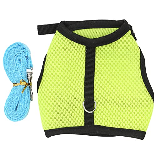 Hamster Brustgurt, Kleintier Mesh Traction Harness Atmungsaktive Traction Weste Kleintierleine Seil Walking Heimtierbedarf für Chinchilla Kaninchen Hamster[L] Geschirre, von Atyhao