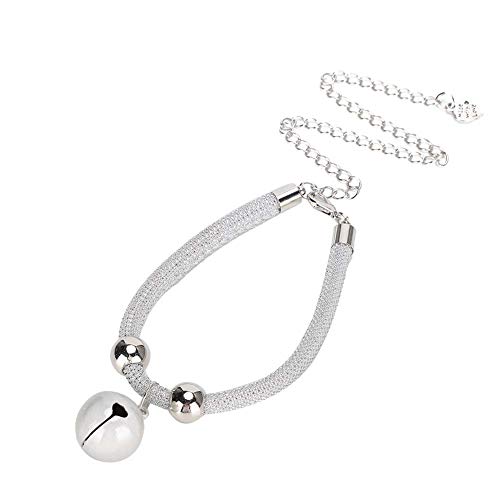 Atyhao Haustier Halsband, Verstellbare Katzen Halskette mit Glocke für Welpen Katzen Everyday Walking Party Urlaub Hochzeit Geburtstag Zubehör von Atyhao