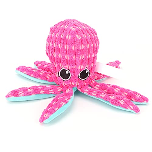 Atyhao Pet Quietsche Spielzeug, Corduroy Octopus Kauen Beißspielzeug Pet Interaktives Spielzeug für Hunde Kleine Schweinchen 20 X 8 X 8 cm[S] Quietschspielzeug von Atyhao